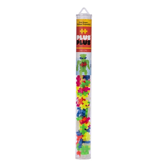 Plus-Plus 70 pc Tube, Neon