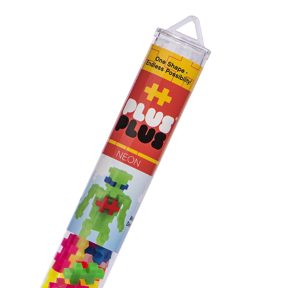 Plus-Plus 70 pc Tube, Neon