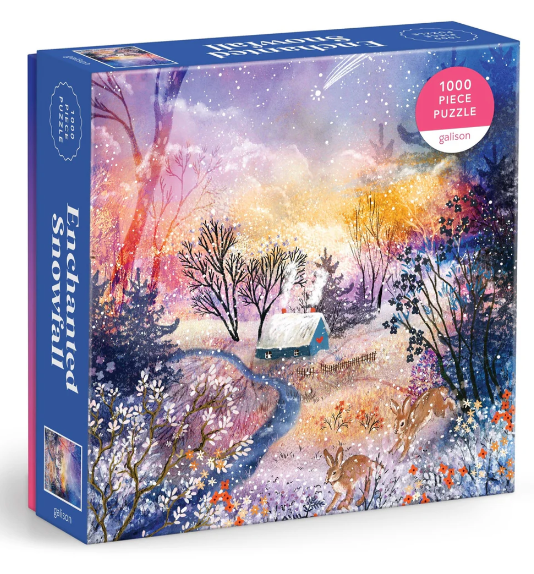 1000 Piece Puzzle, Enchanted Snowfall