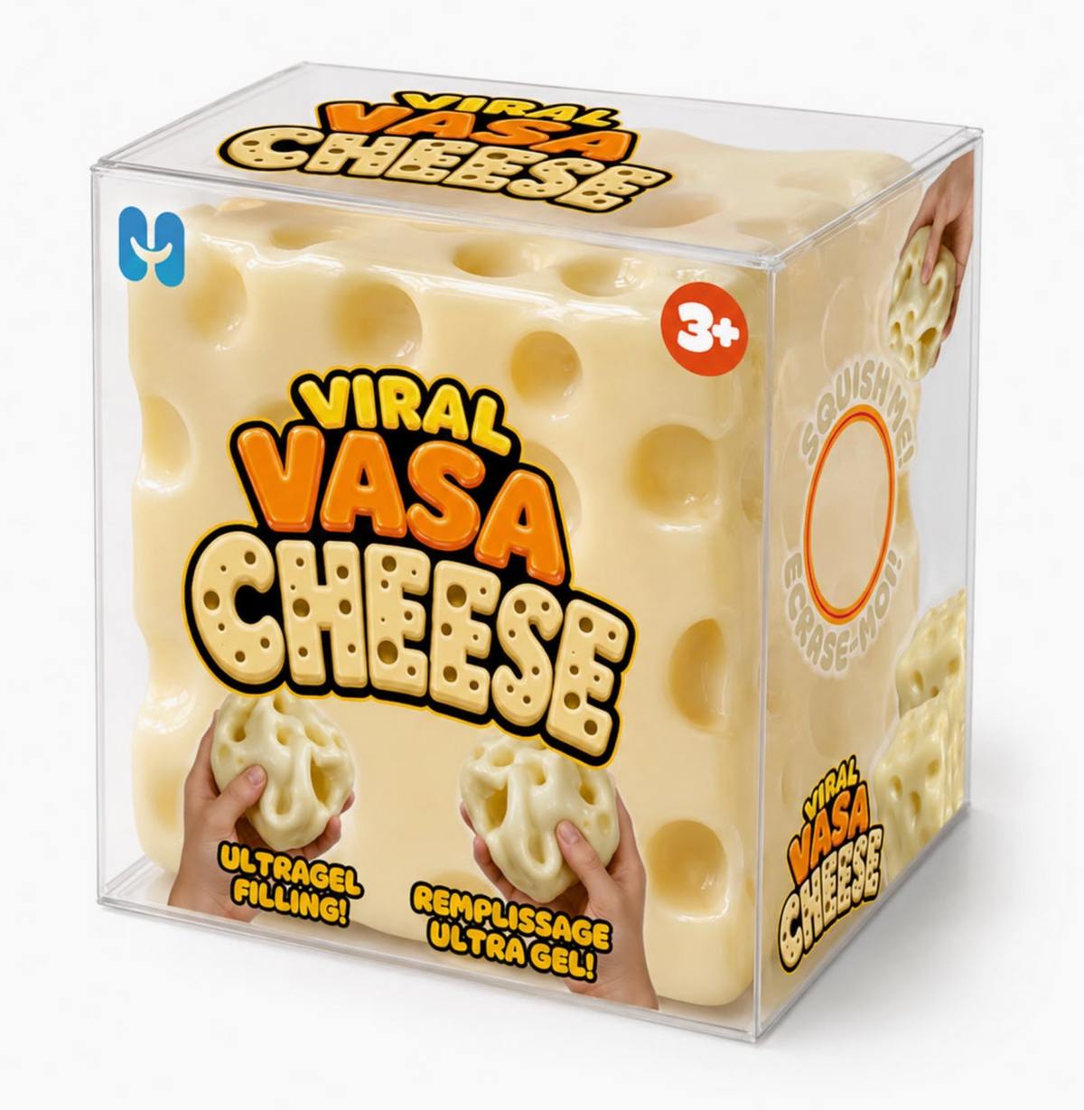 2.25" Viral Vasa Cheese Squishy