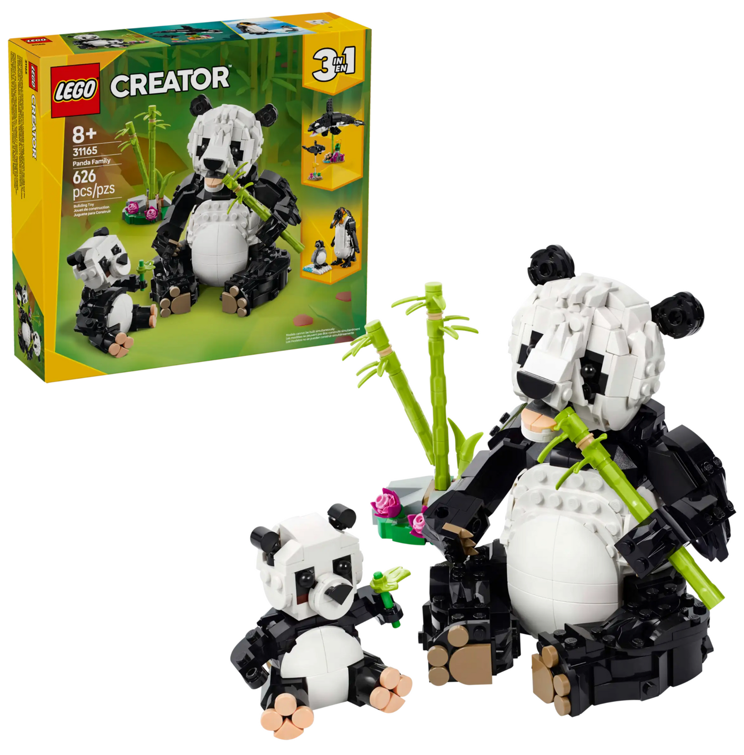 31165 Wild Animals: Panda Family - LEGO Creator 3 in 1