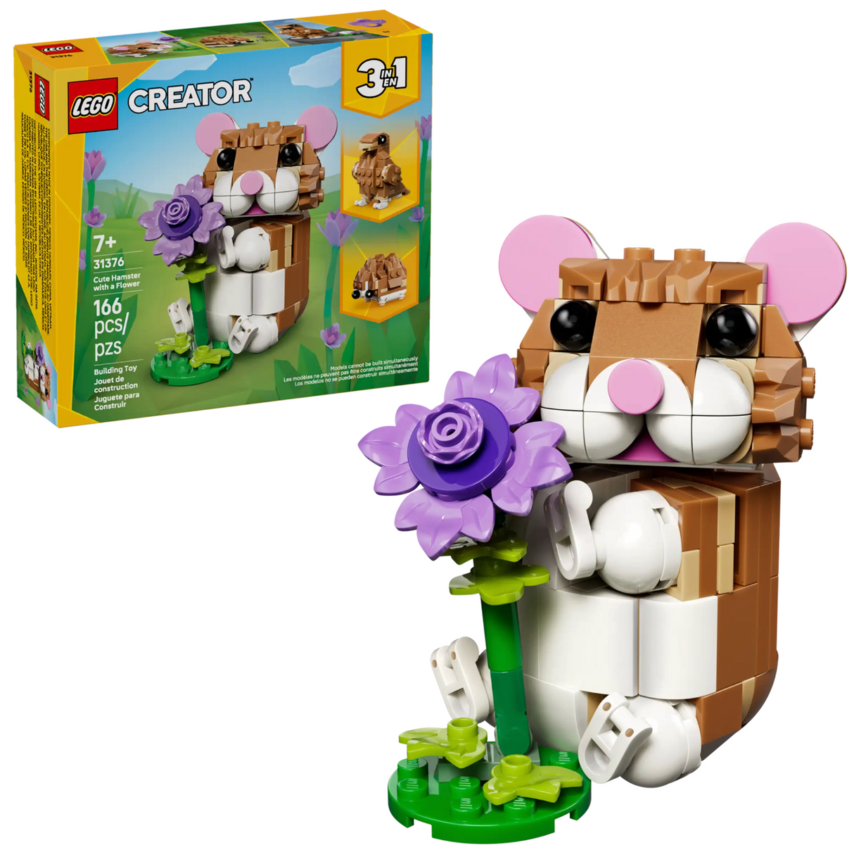 31376 Cute Hamster with Flower - LEGO Creator