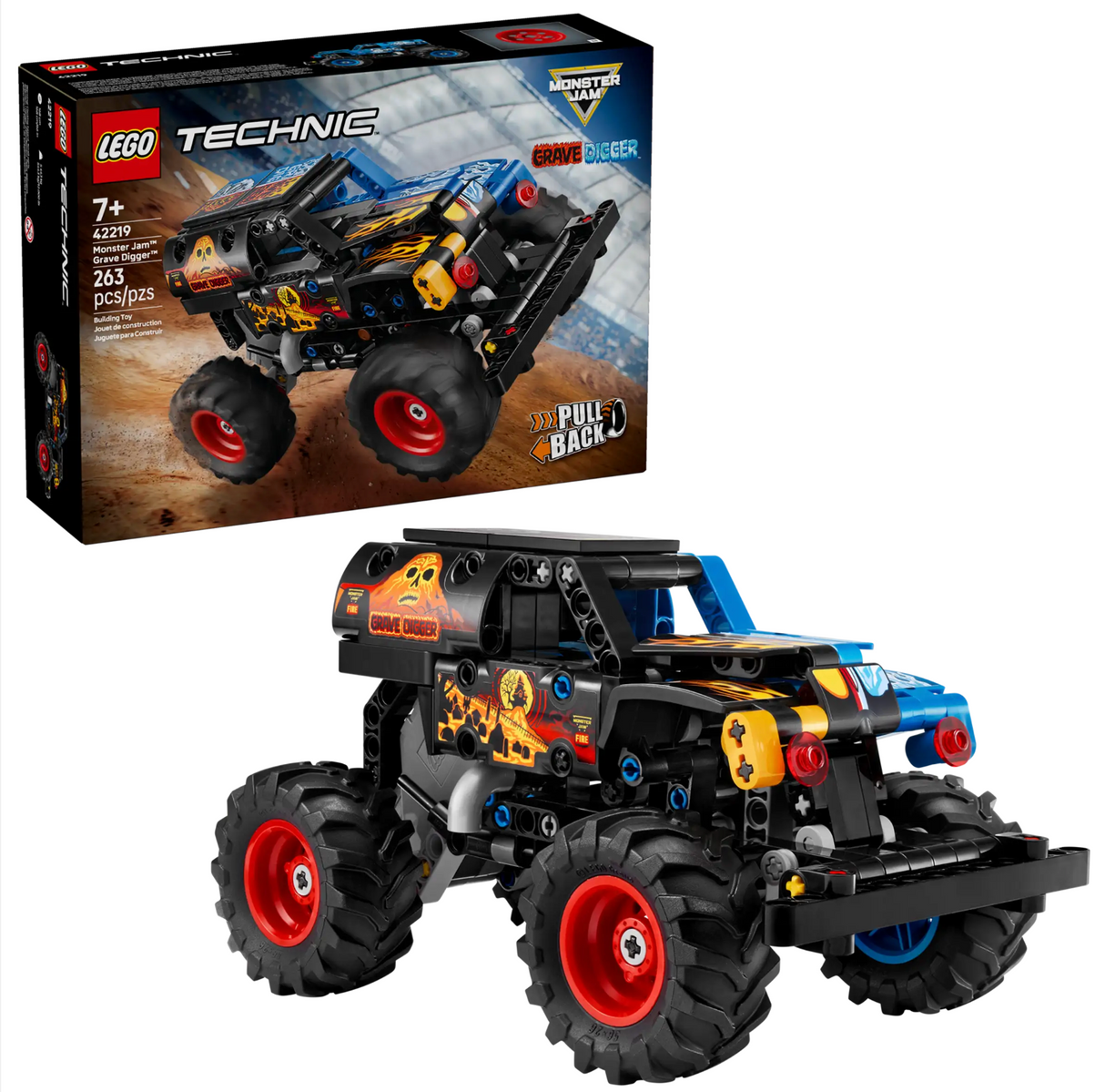 42219 Monster Jam Grave Digger Fire Ice - LEGO Technic