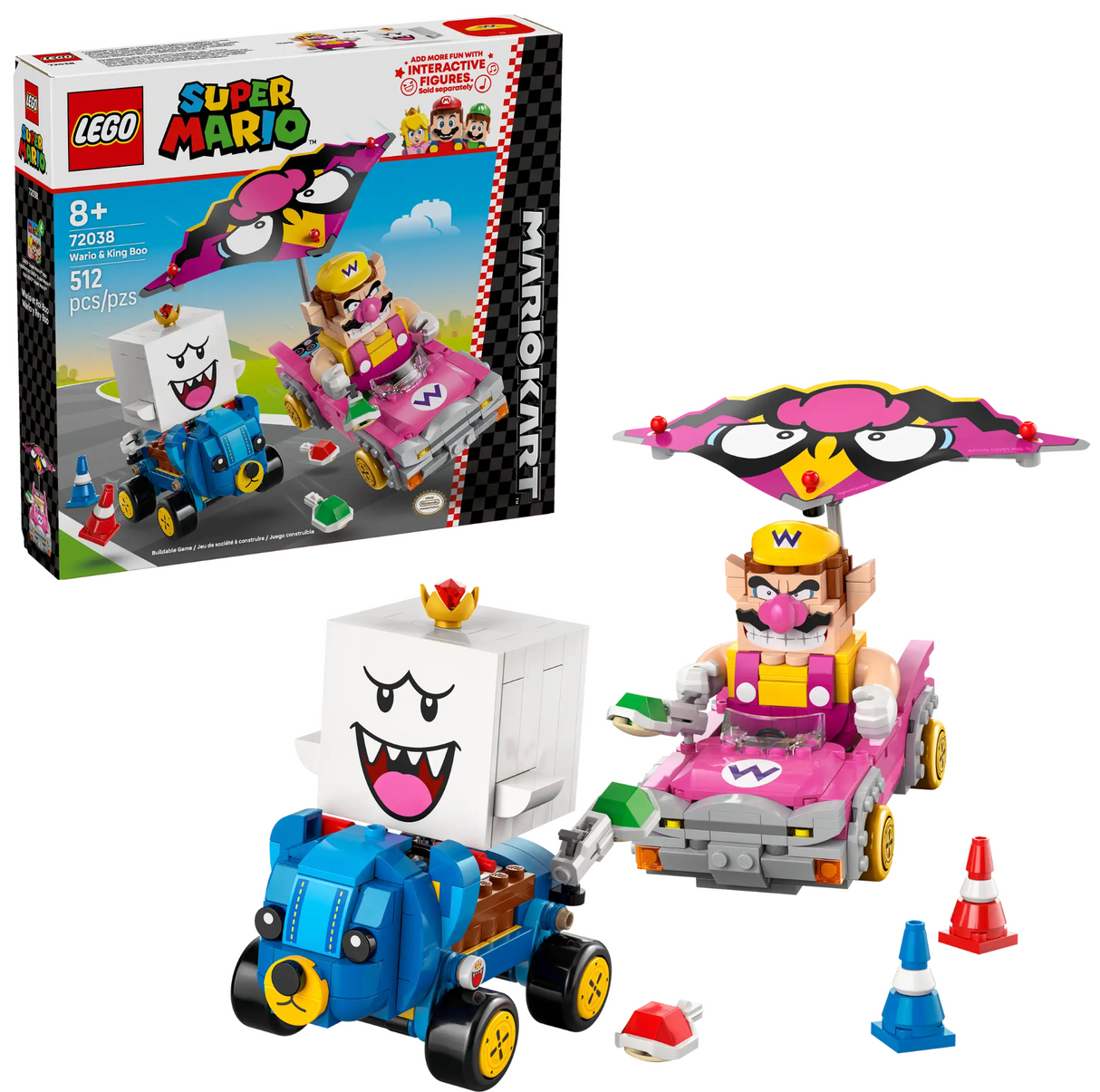 72038 Mario Kart Wario & King Boo - LEGO Super Mario