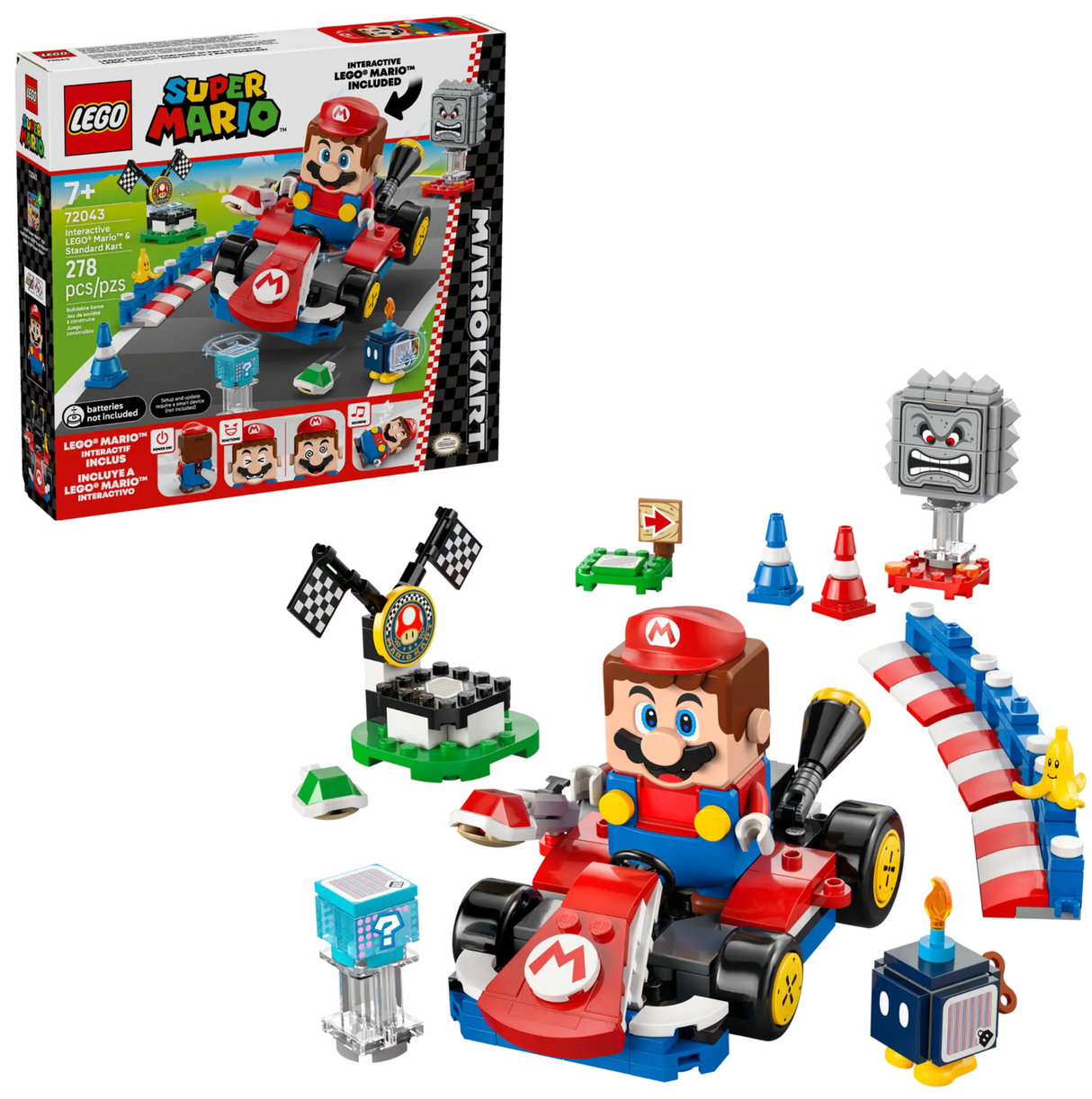72043 Interactive Mario and Standard Kart - LEGO Super Mario