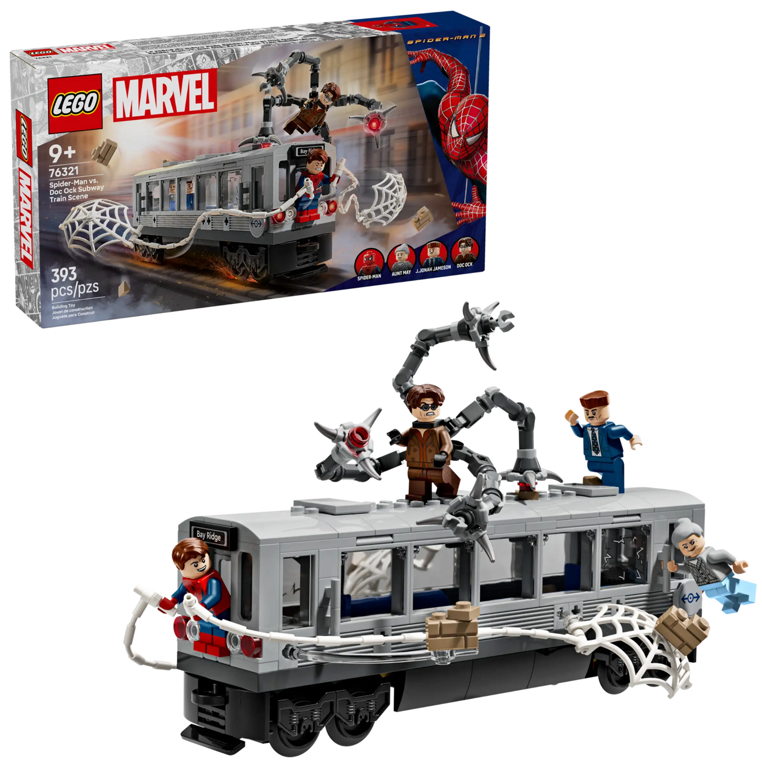 76321 SpiderMan vs Doc Ock Subway Train Scene - LEGO Marvel
