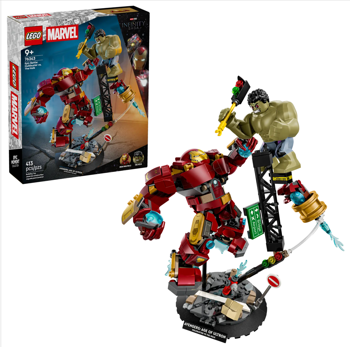 76343 Hulkbuster vs the Hulk Epic Battle - LEGO Marvel LEGO®