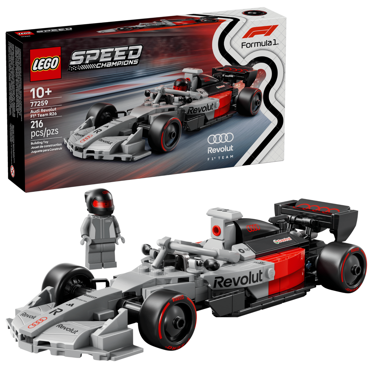 77259 Audi Revolut F1 Team R26 Race Car - LEGO Speed Champions