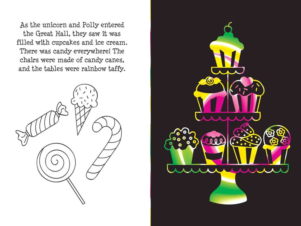 Scratch and Sketch Trace-Along Unicorn Adventure Peter Pauper Press