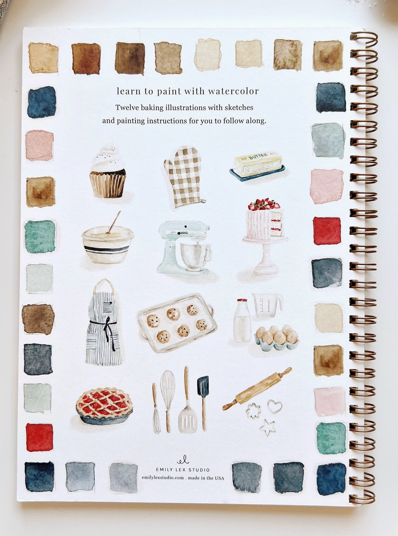 Baking Watercolor Workbook