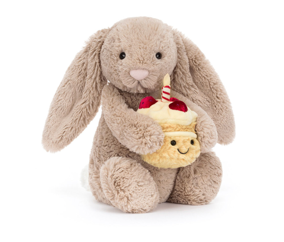 Bashful Beige Bunny Birthday