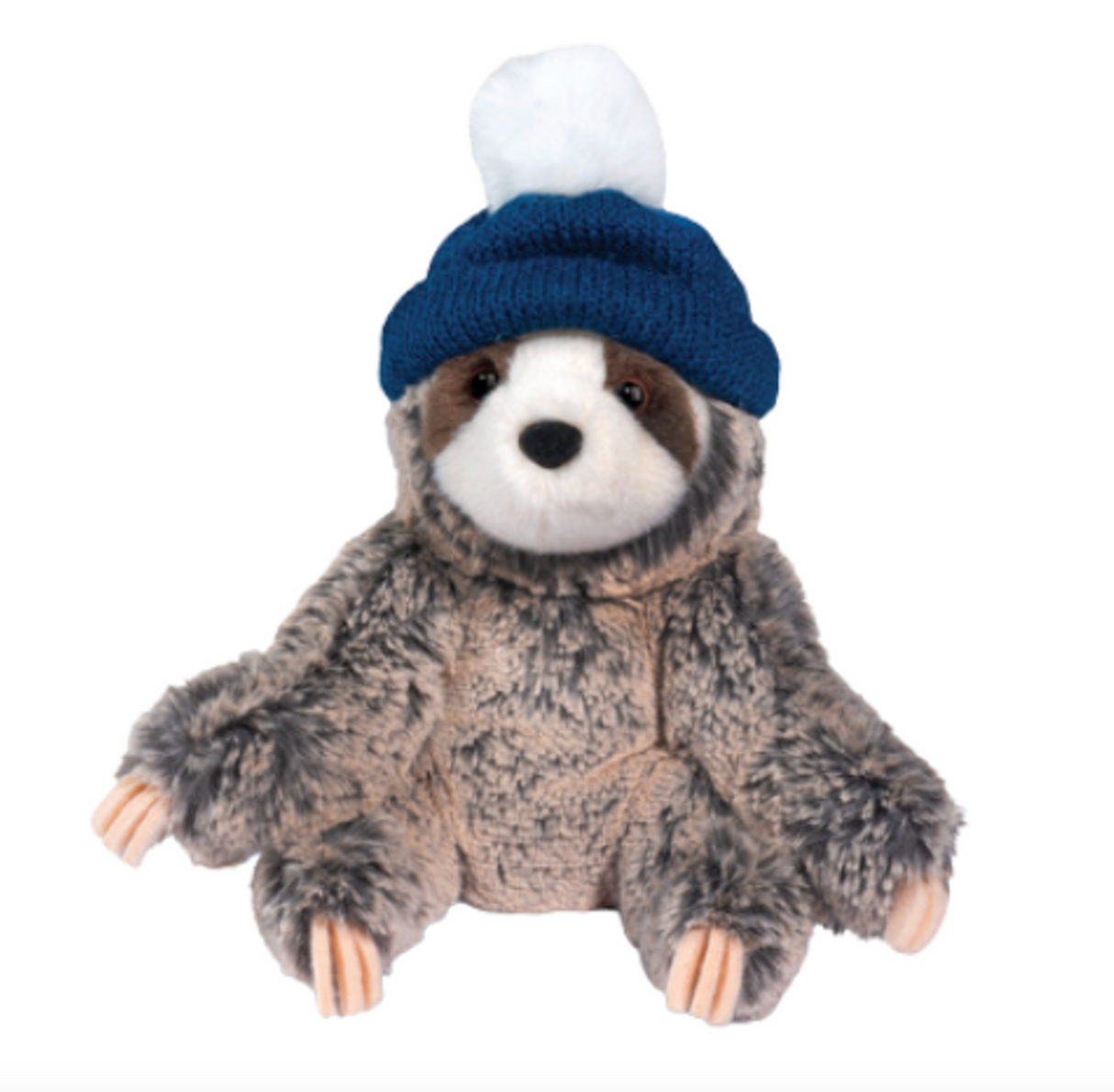 Blitzen Sloth with Navy Blue Winter Hat