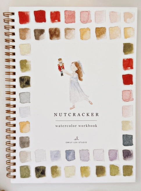 Nutcracker Watercolor Workbook