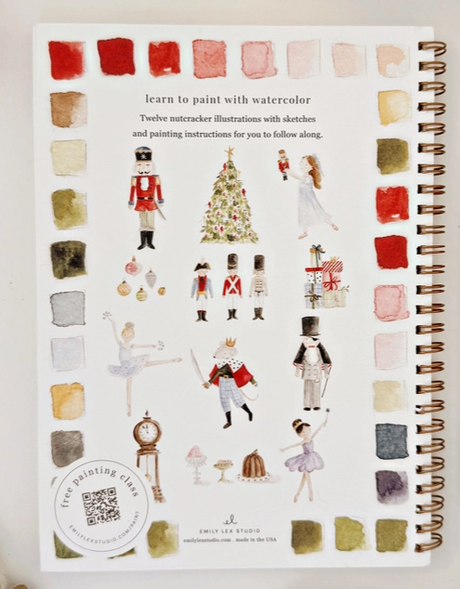 Nutcracker Watercolor Workbook