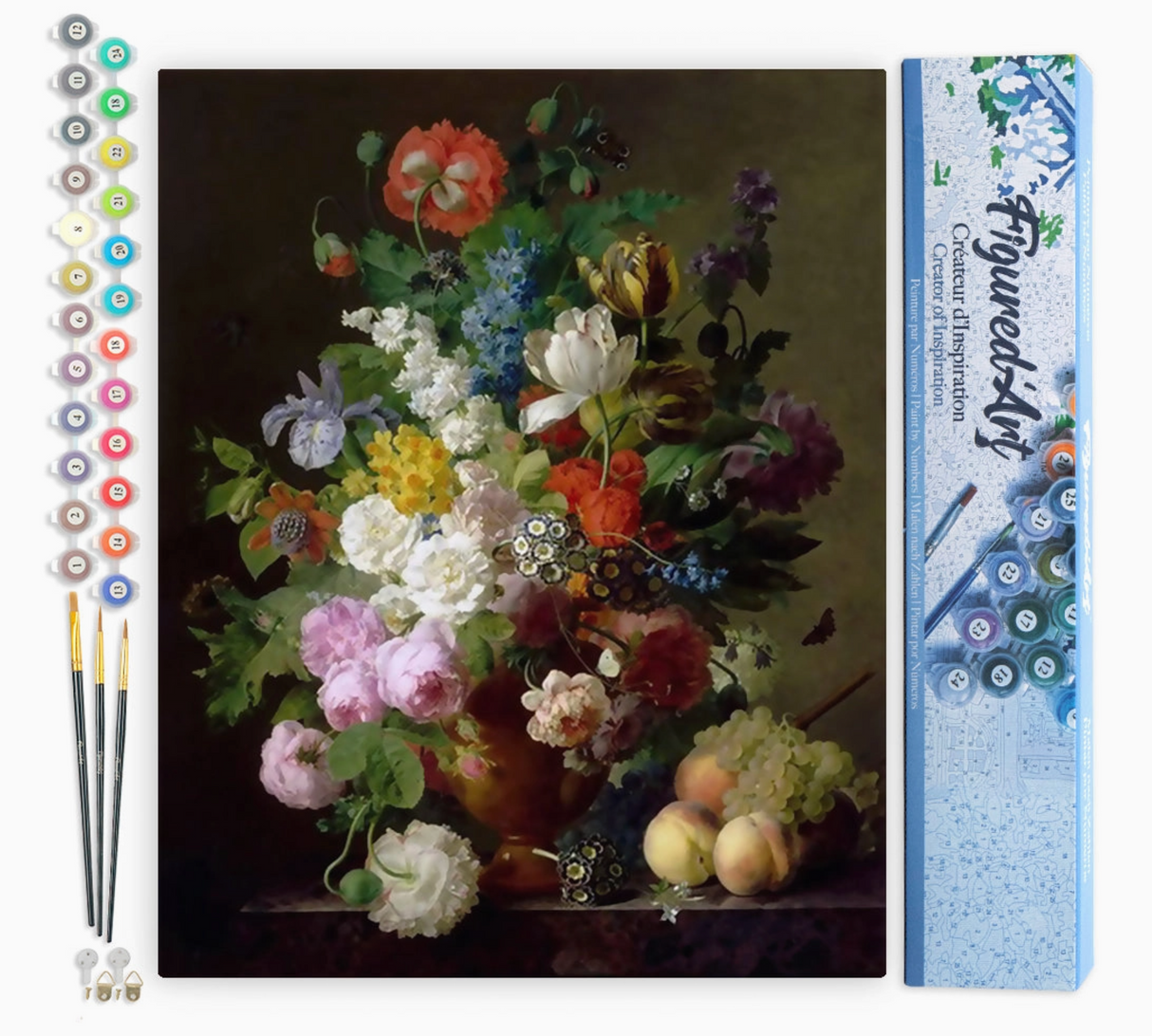 Paint by Numbers for Adults - Jan Frans van Dael - Vase of Flowers