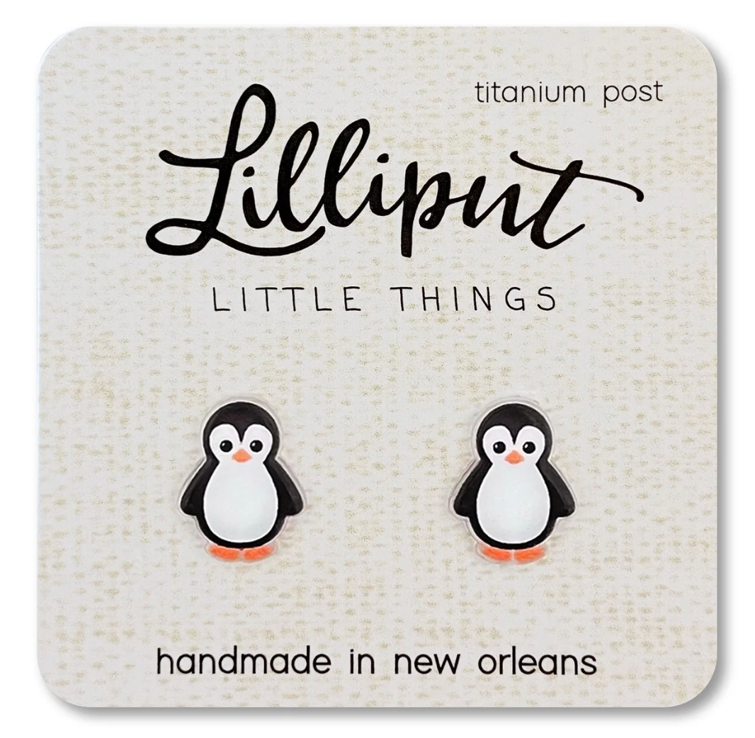 Penguin Earrings