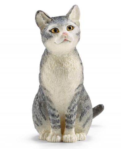 Schleich Sitting Cat Figurine