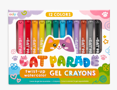 Cat Parade Watercolor Gel Crayons