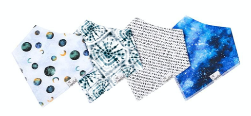 Copper Pearl Bandana Bib Set, Galaxy