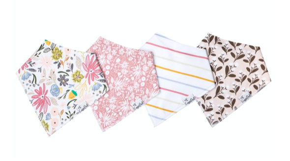 Copper Pearl Bandana Bib Set, Olive