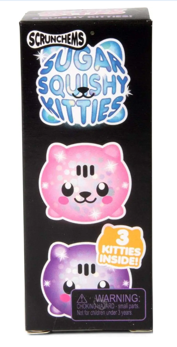 Scrunchems Squishy Diddy Kitties Pack of 3