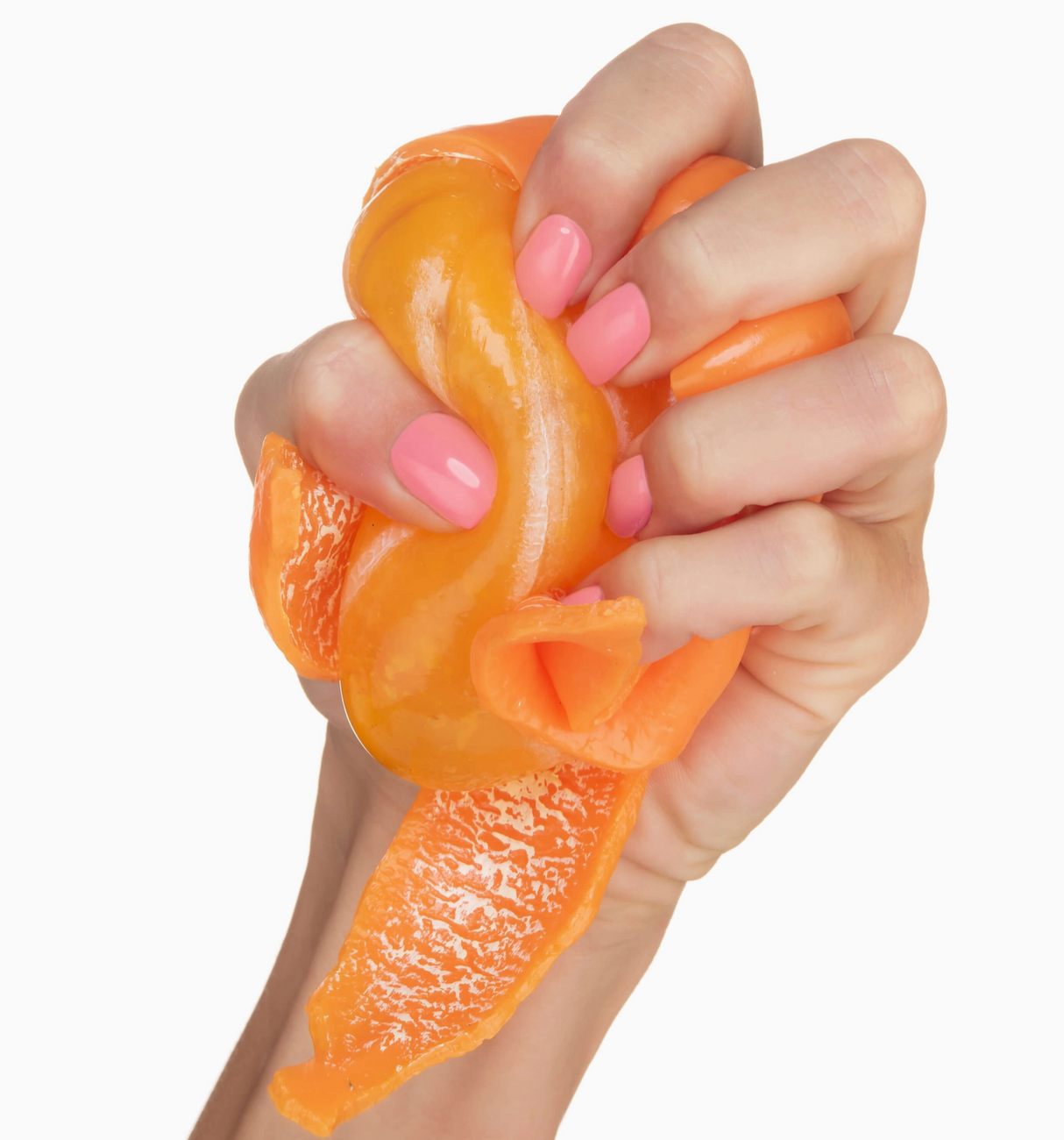 Tangerine Cutie Peeling Squishy Fidget Toy