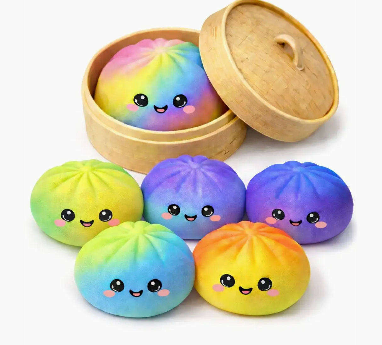 Tie Dye Mystery Dumpling Squishy