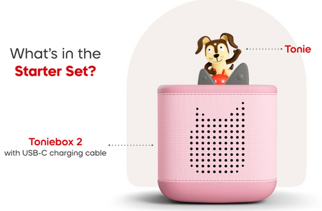 Toniebox 2 Starter Set with Playtime Puppy Tonie - Pink