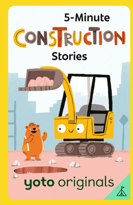 Yoto Card - 5-Minute Construction Stories