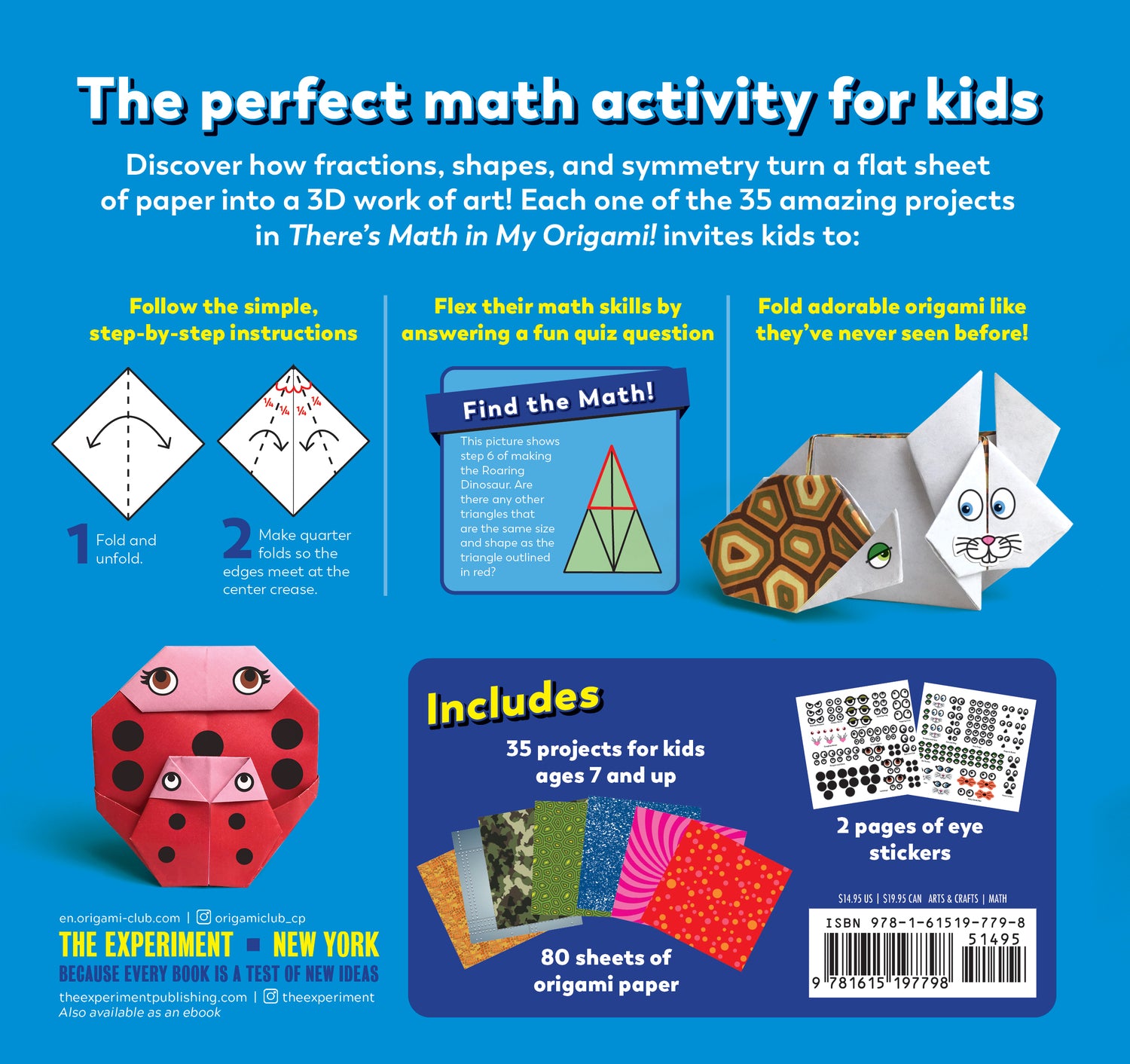 There's Math in My Origami!: 35 Fun Projects for Hands-On Math Learning