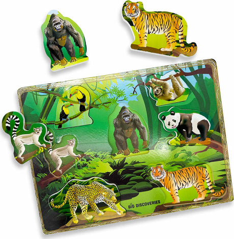 Wooden Puzzle - Jungle Animals