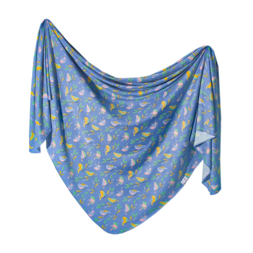 Copper Pearl Knit Swaddle, Birdie