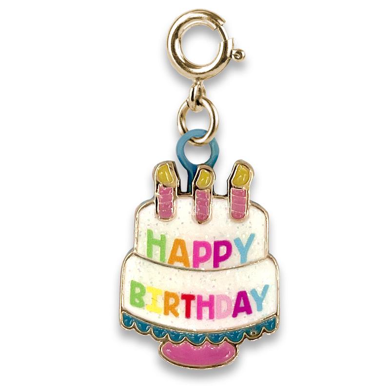 Gold Birthday Cake Charm Charm It!