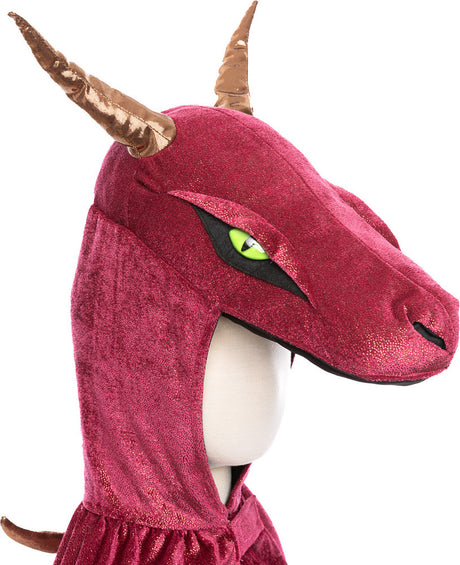 Red and Copper Starry Night Dragon Cape (size 5-6)