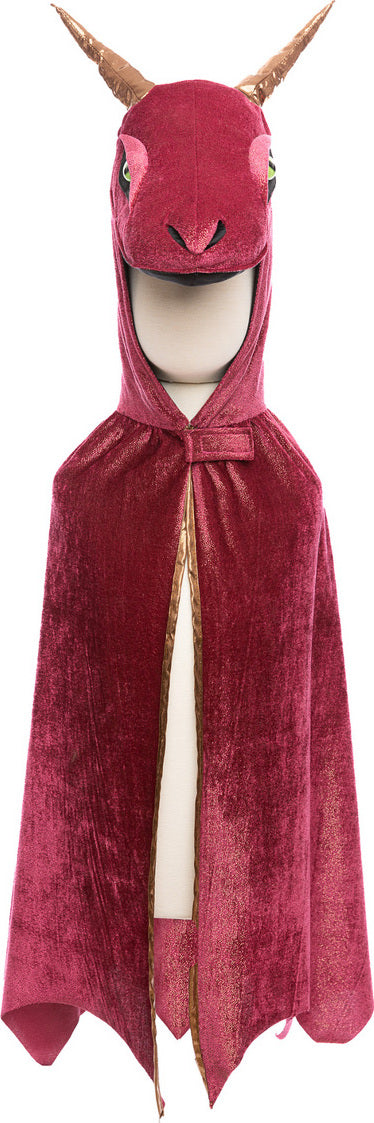 Red and Copper Starry Night Dragon Cape (size 5-6)