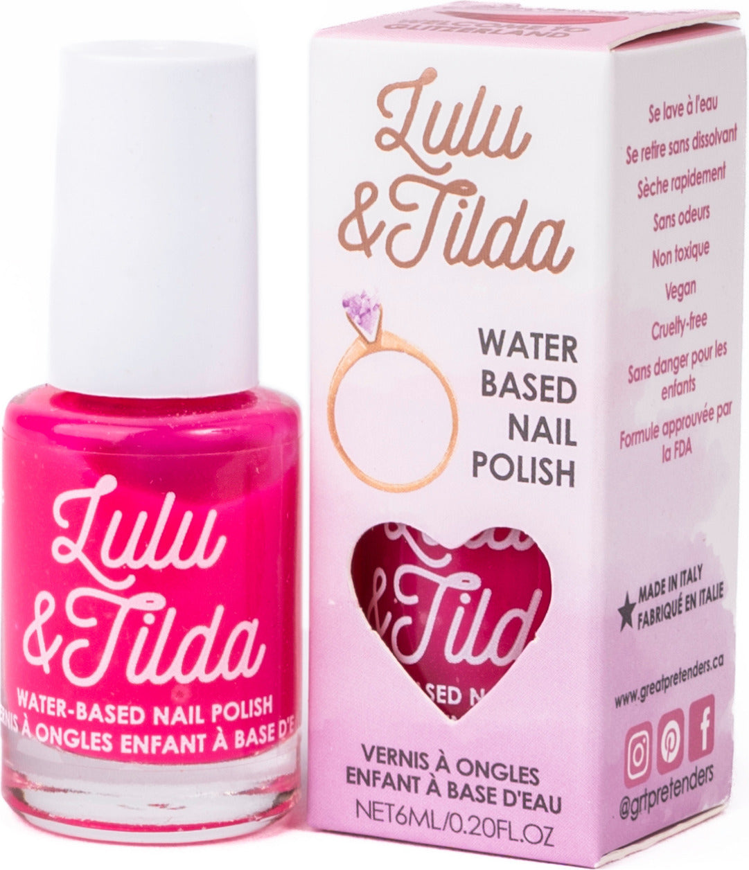 Welcome To Glitzerland Washable Nail Polish