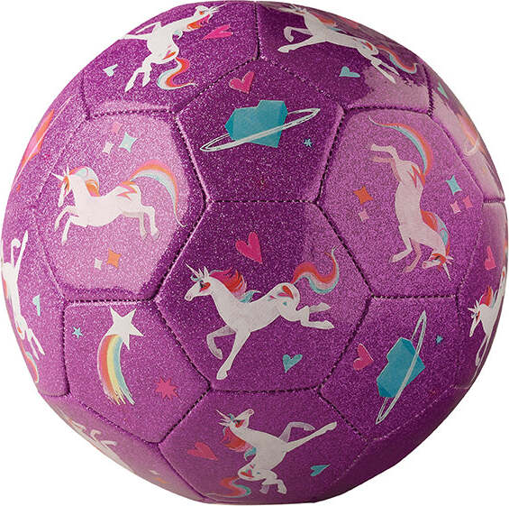 Size 2 Glitter Soccer - Unicorn Galaxy