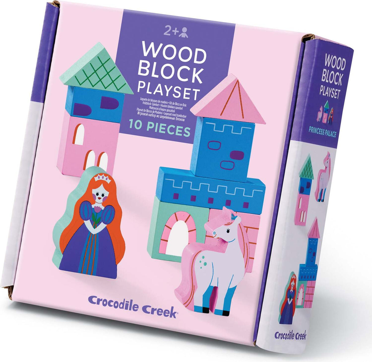 Build & Play Mini Wood Blocks - Princess Palace