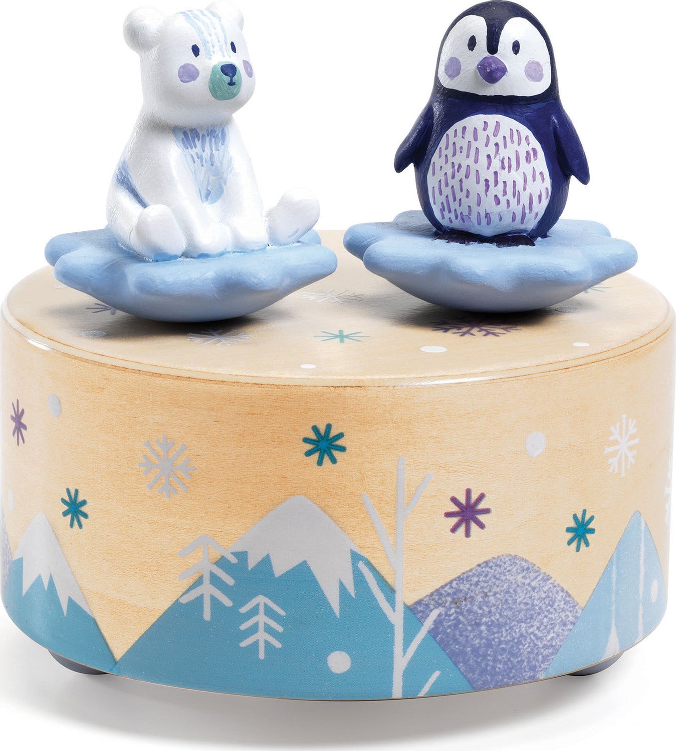 Ice Park Melody Twirling Music Box