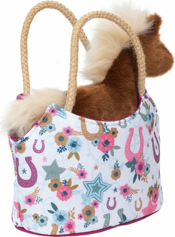 Boho Horseshoe Sassy Sak with Horse