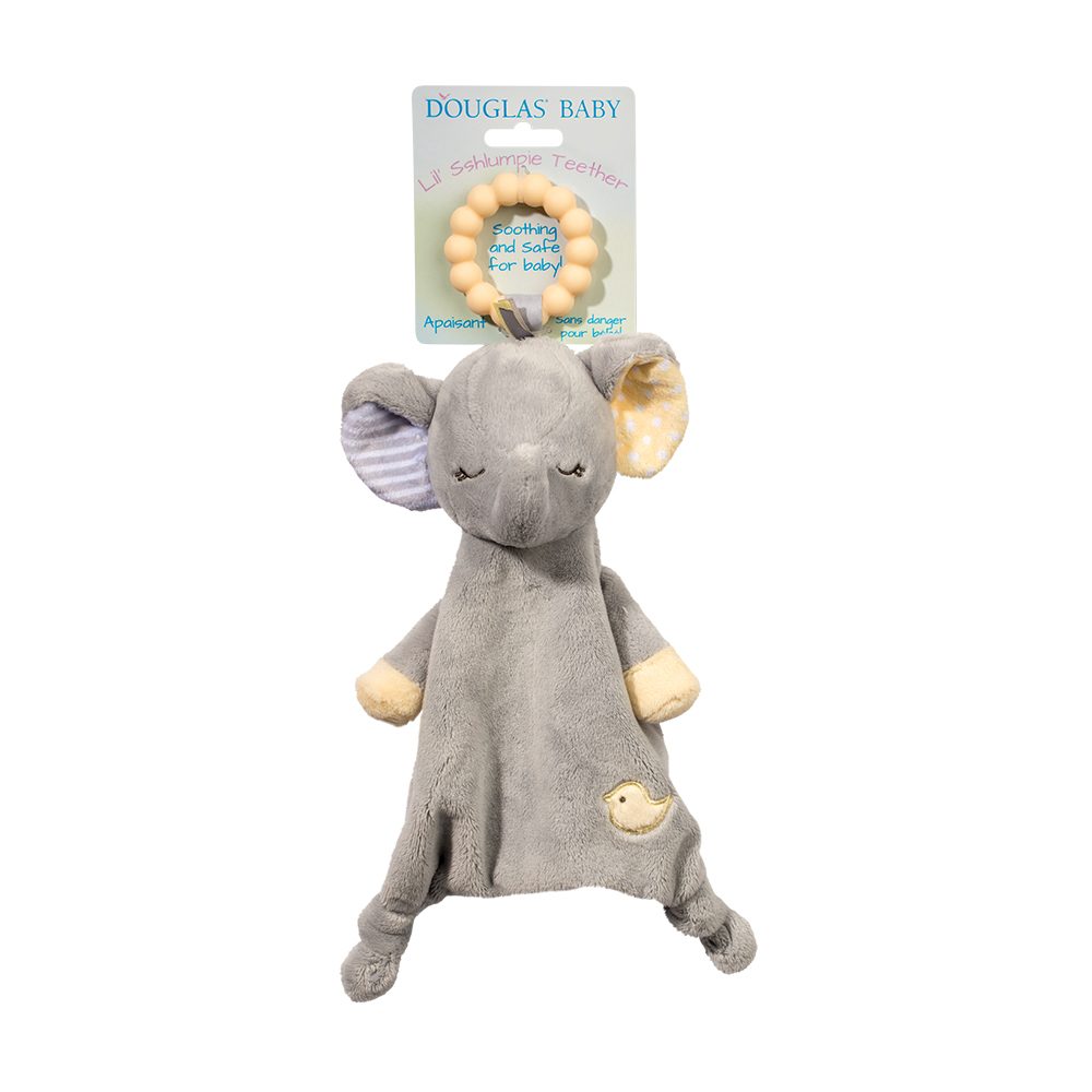 Gray Elephant Teether