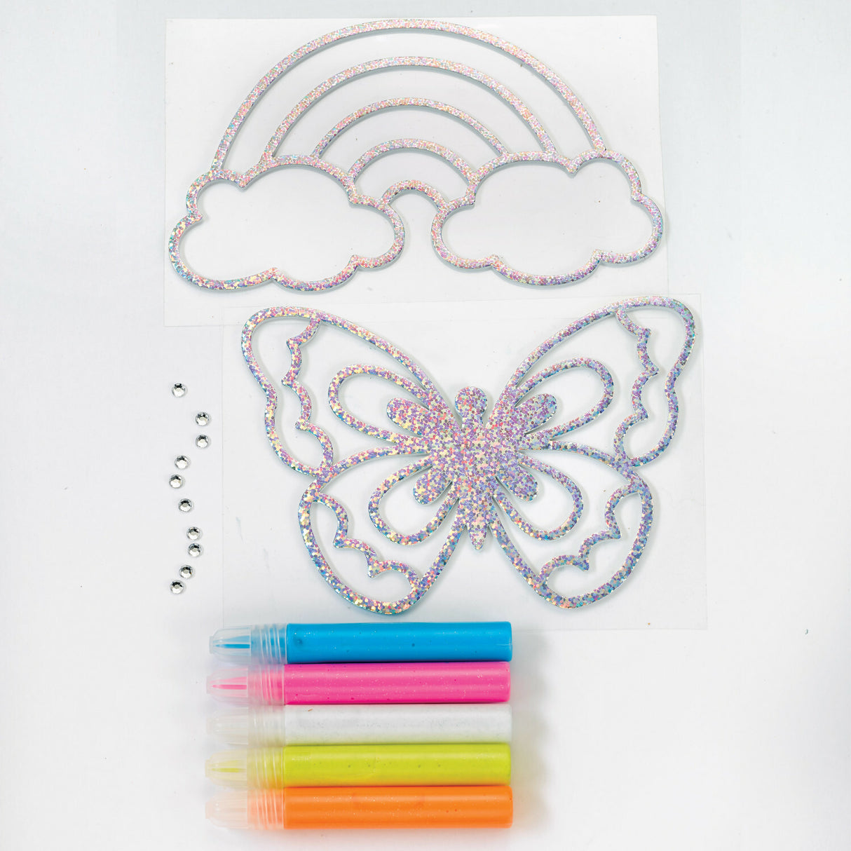 Easy Sparkle Window Art Small Craft Kit Creativity for Kids