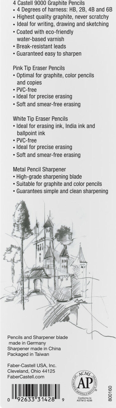 Castell 9000 Sketching & Accessories Set