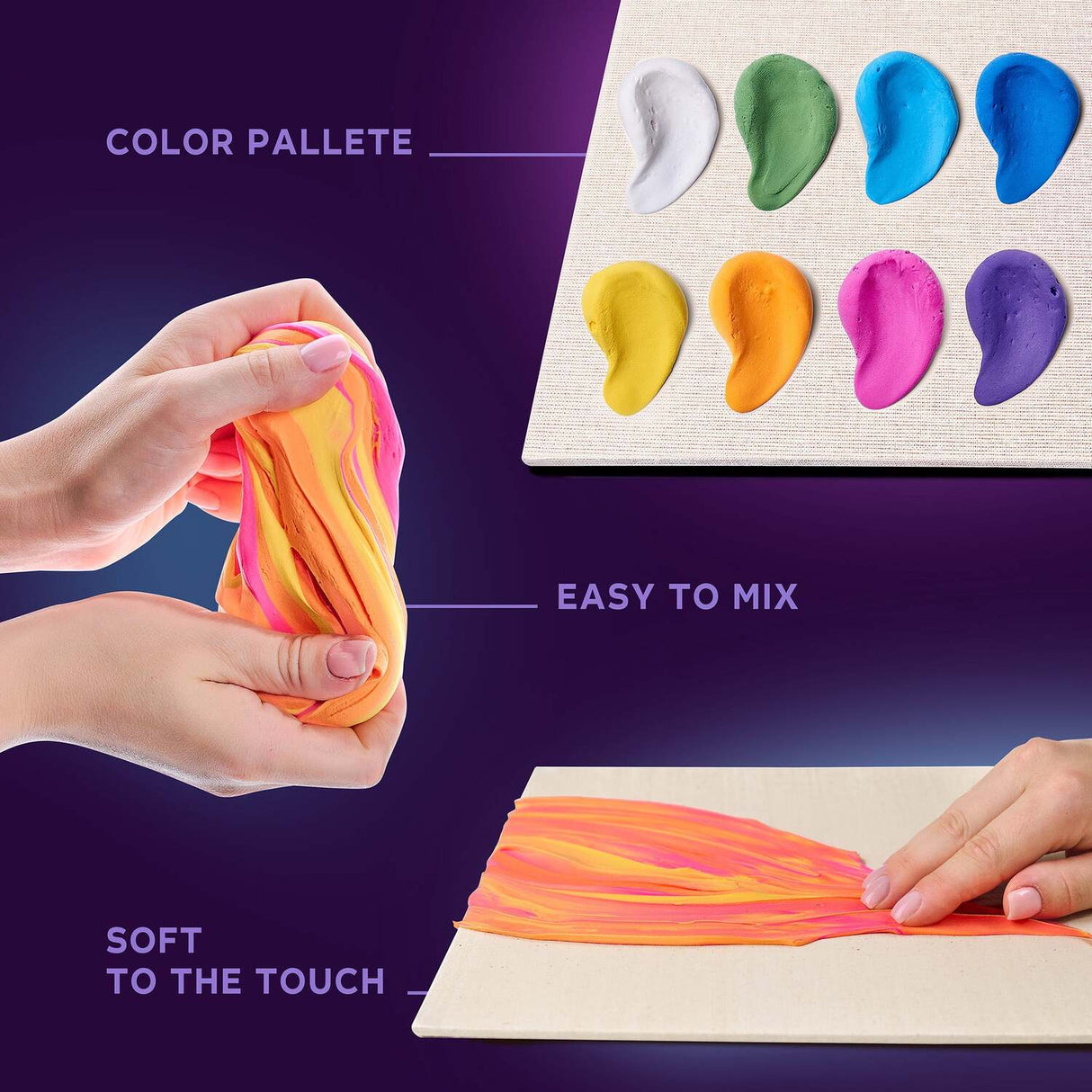 OKTO Air-Dry Clay 3D Painting Kit - #parkguellbarcelona (11.8 x 15.7 in)