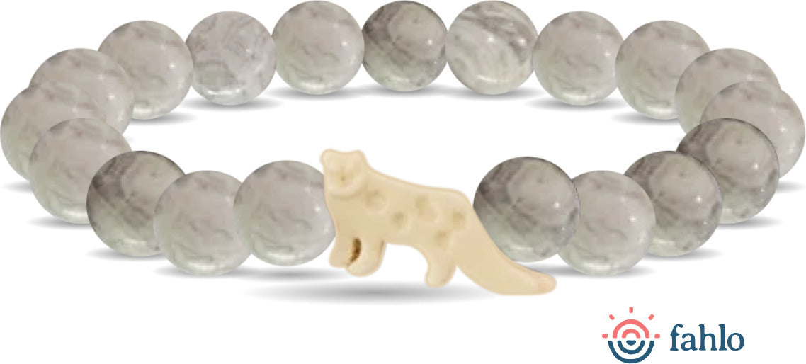 Fahlo Snow Leopard Tracking Bracelet - Alpine