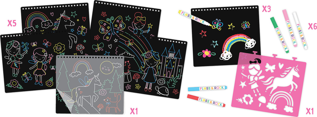 Rainbow Fairy Chalkboard Sketchbook