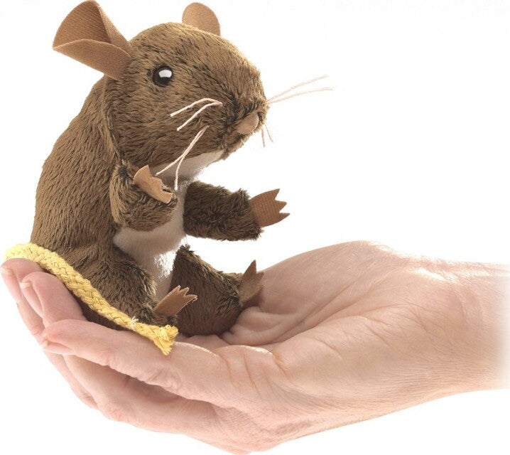 Mini Field Mouse Finger Puppet