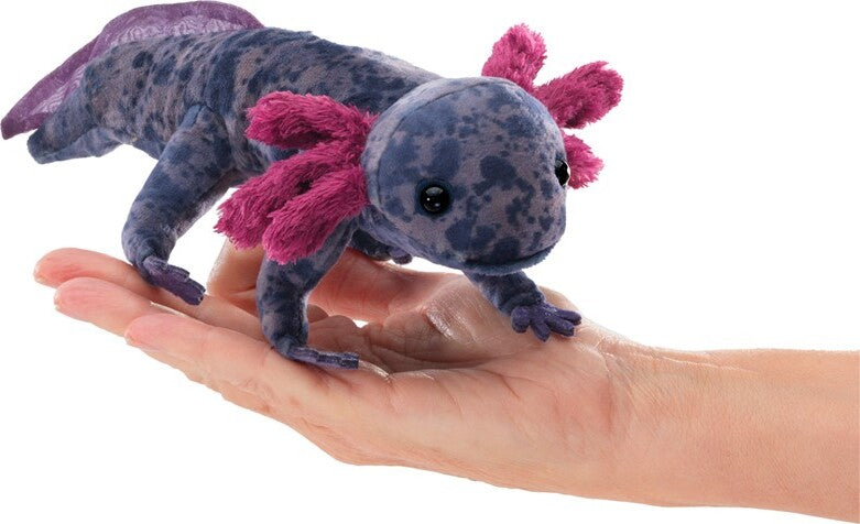 Black Axolotl Puppet Folkmanis