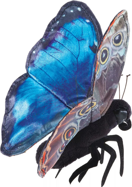 Blue Morpho Butterfly Puppet