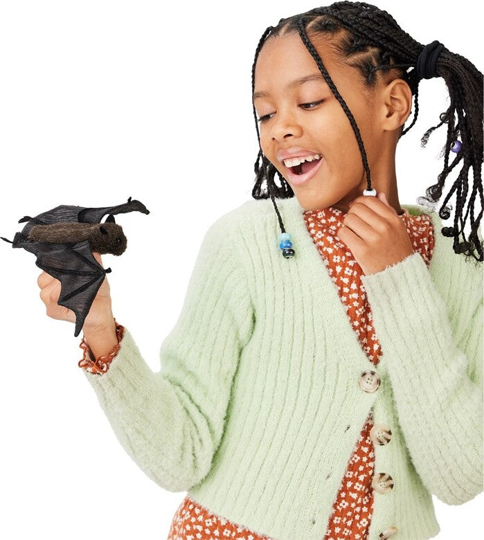 Mini Bat Finger Puppet Folkmanis
